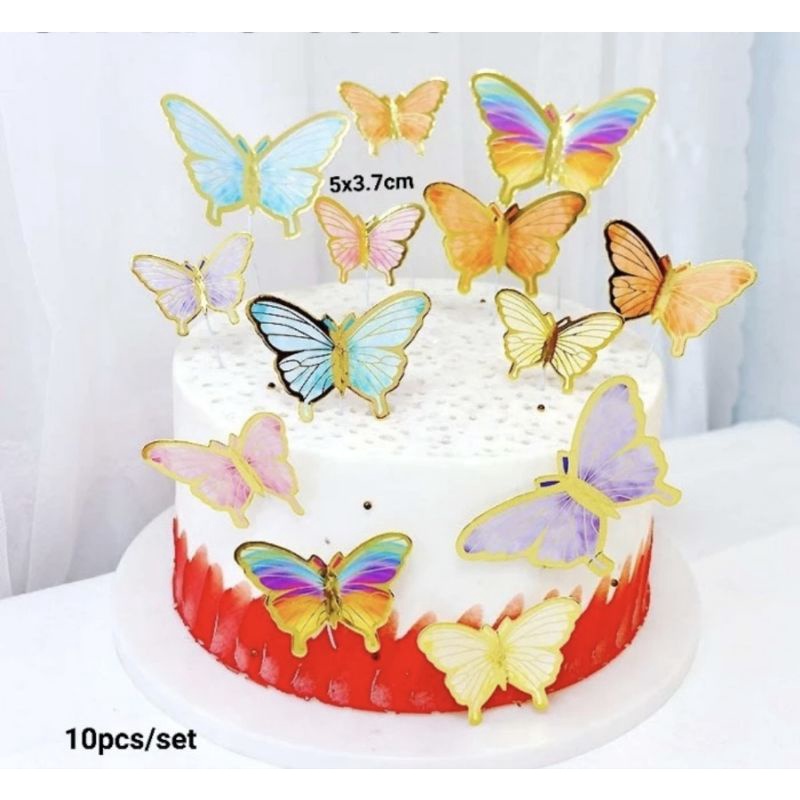 

Butterfly Cake Topper / Hiasan Kue Kupu