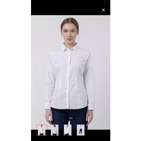 The Executive - Essential Cotton Long Sleeves Shirt - Kemeja Putih - Kemeja Putih The Executive - Ke