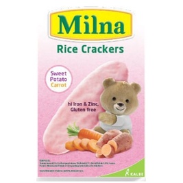 Milna Rice Crackers / Milna Biskuit Bayi Rice Cracker 20 G