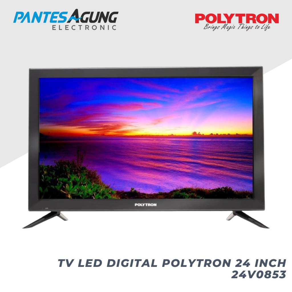 TV LED DIGITAL POLYTRON 24 inch 24V1853 DAN TABUNG PLD24V123