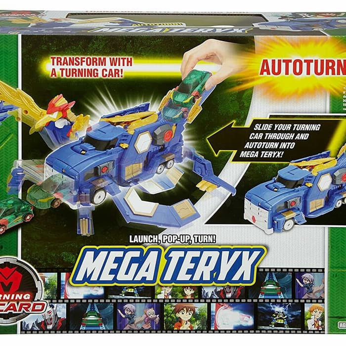 Turning Mecard Mecanimals Mega Teryx Vehicle