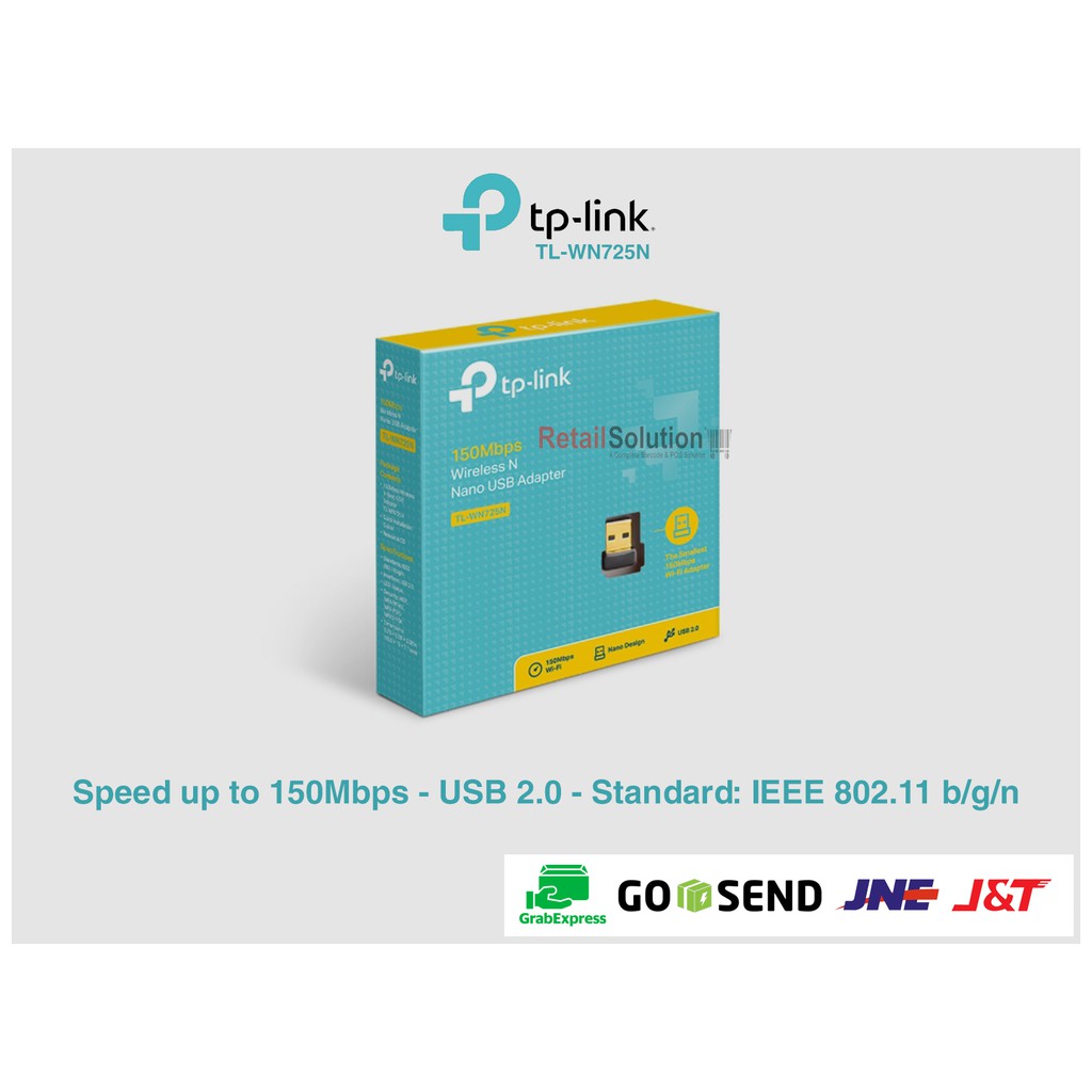 TP Link TL-WN725N Nano USB Wireless Adapter 150Mbps