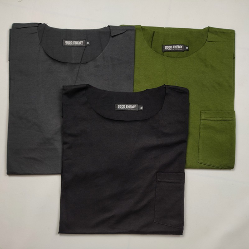 UNFINISHED POCKET TSHIRT Kaos Polos Pria Lengan Pendek UNFINISHED POCKET TSHIRT Kaos Polos Pria Lengan Pendek