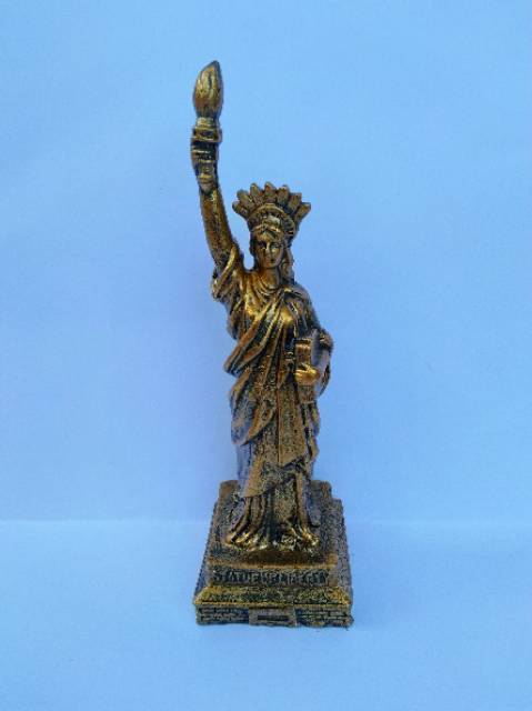 (BISA COD) MINIATUR PATUNG LIBERTY INGGRIS BAHAN FIBERGLASS - SOUVENIR PAJANGAN DEKORASI BEST SELLER