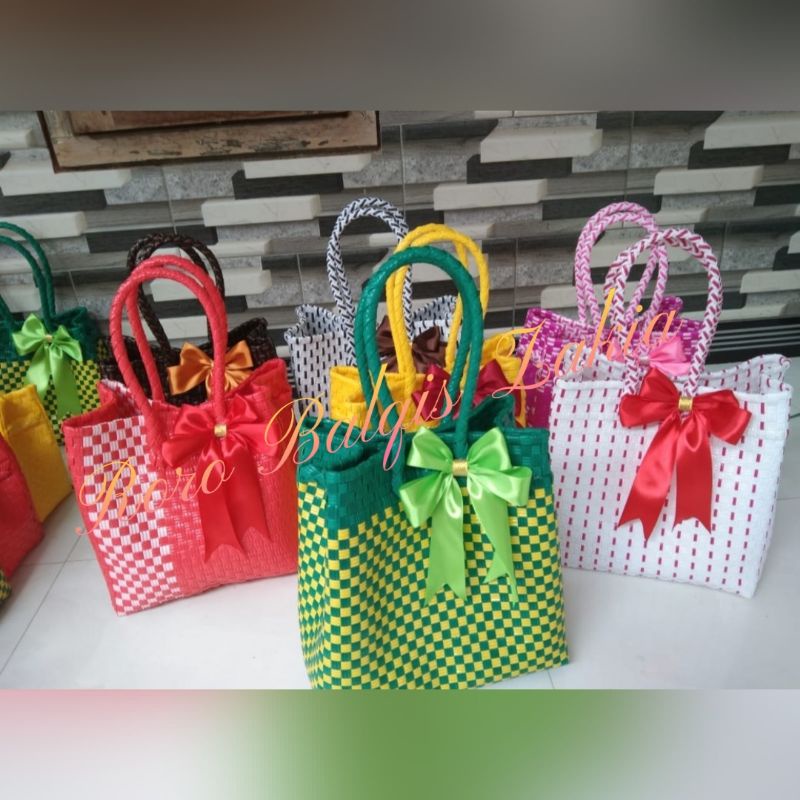 tas anyaman bahan jali (handmade)