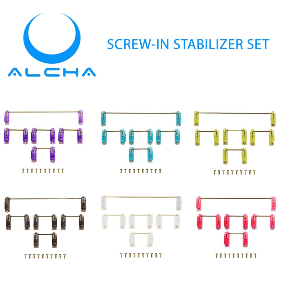 ALCHA STABILIZER SCREW IN SET MECHANICAL KEYBOARD