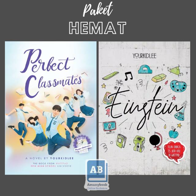 [Paket Hemat] 2 Novel Perfect Classmates & Einstein - Yourkidlee (100% Original)