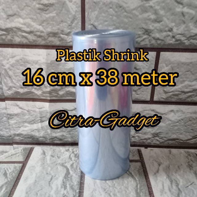 Plastik Shrink 16 cm x 38 meter