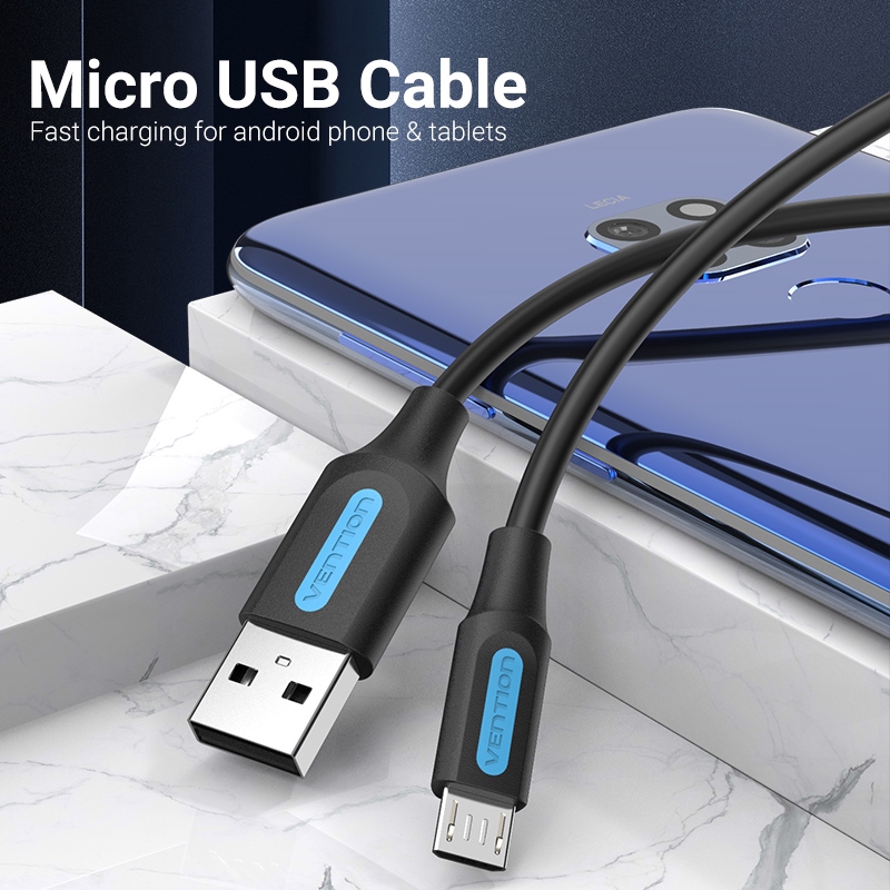 Vention Kabel USB Micro Fast Charging Date USB Cable for Xiaomi Oppo 1m