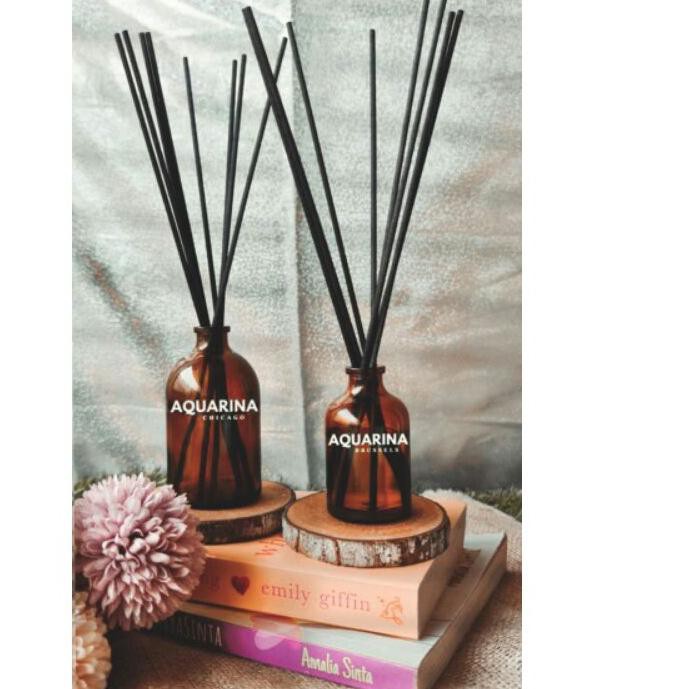 ✻ Aquarina Reed Diffuser Pengharum Ruangan Pewangi Aromaterapi Stick Aromatherapy Pewangi Ruangan ۩