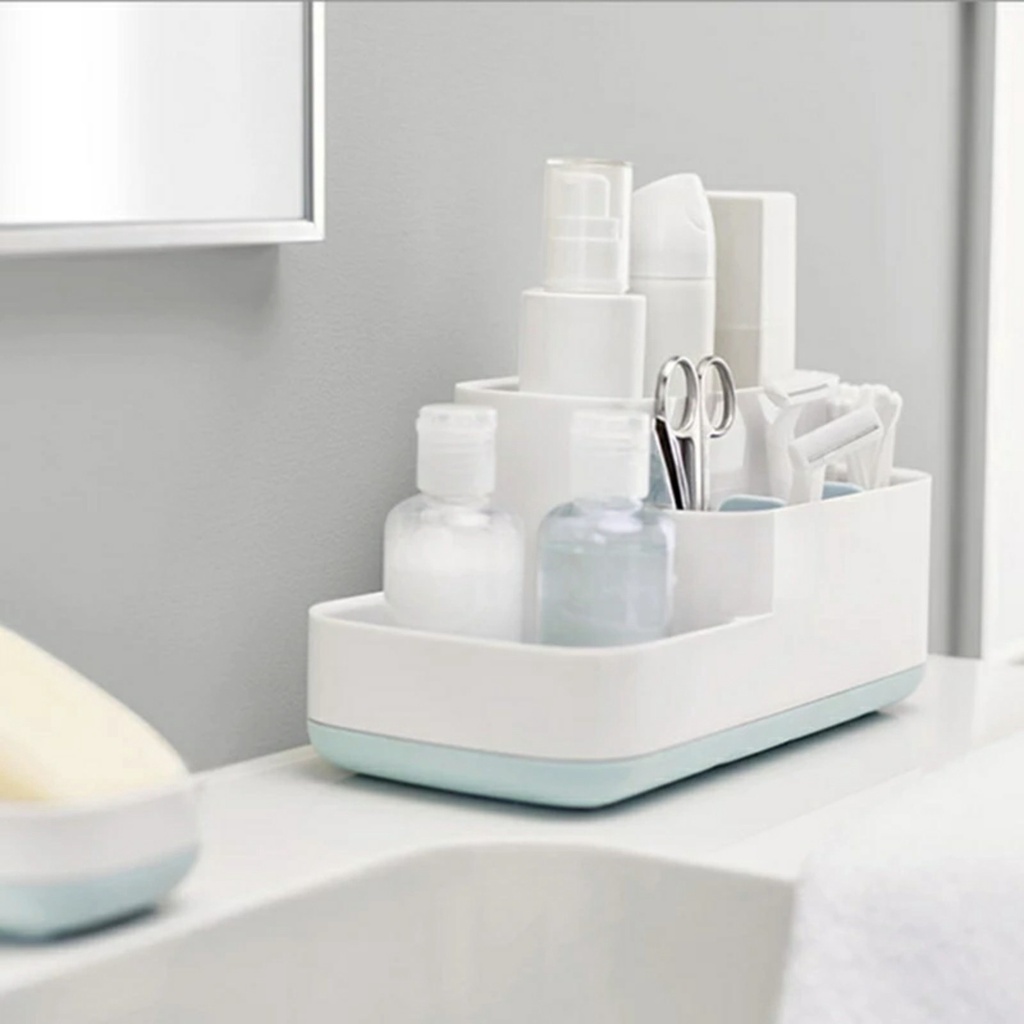 Bathroom caddy/Organizer kamar mandi/ Rak serbaguna multifungsi sekat