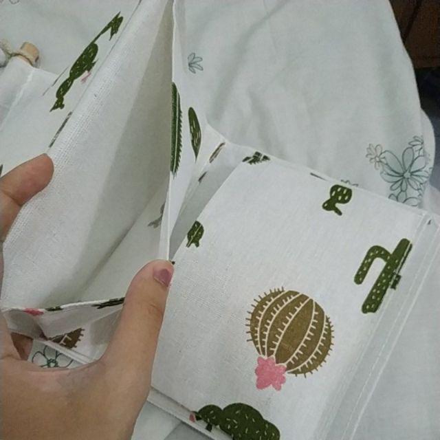 Pounch Gantung 3 Sekat / Tempat Kosmetik Dan Kunci / Bahan Tebal / Motif Unik Dan Lucu / Cod