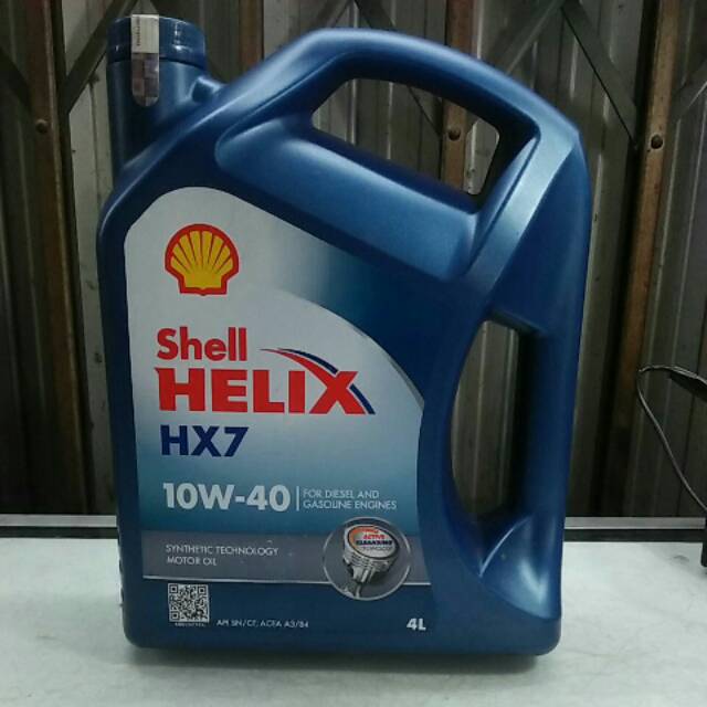 SHELL HELIX HX7 5W-40 untuk bensin dan diesel ori original