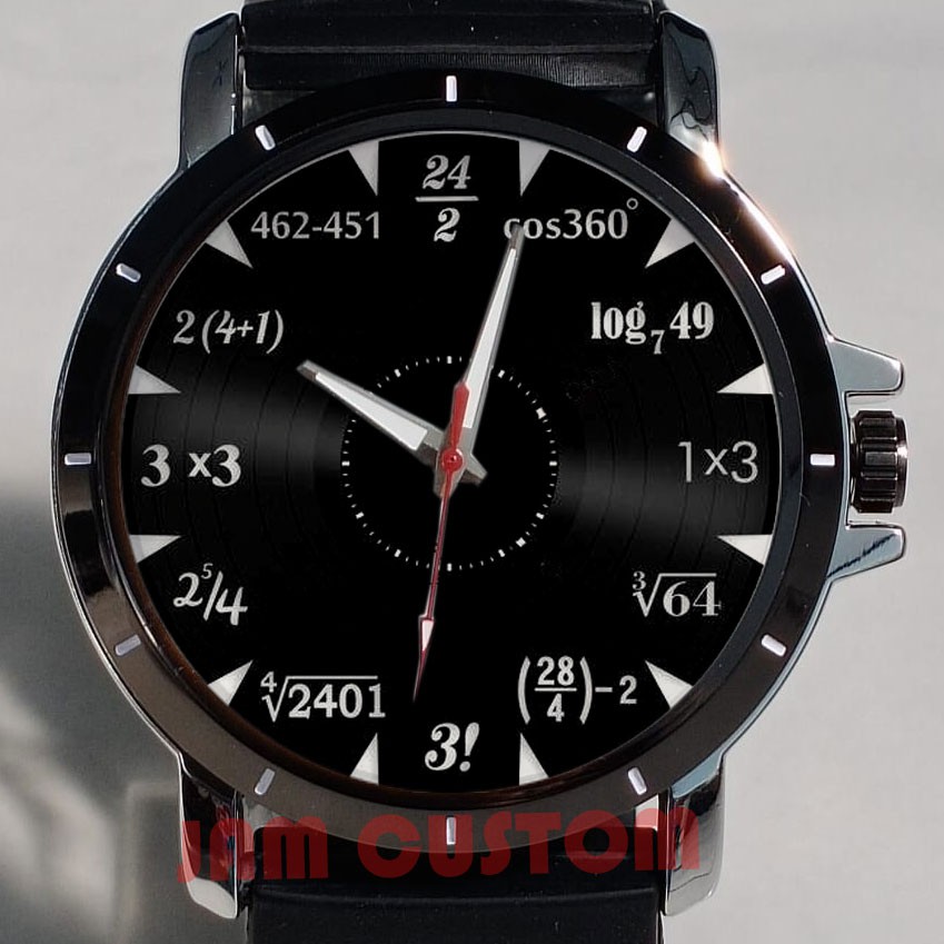 Jam Tangan Custom Rumus Matematika Math Rumus 02