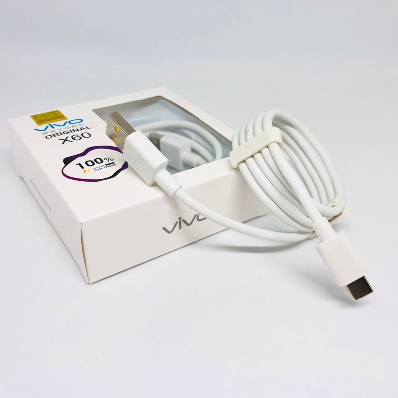 GROSIR KABEL DATA VIVO X60 MICRO TYPE C ORIGINAL FASTCHARGING DUAL ENGINE