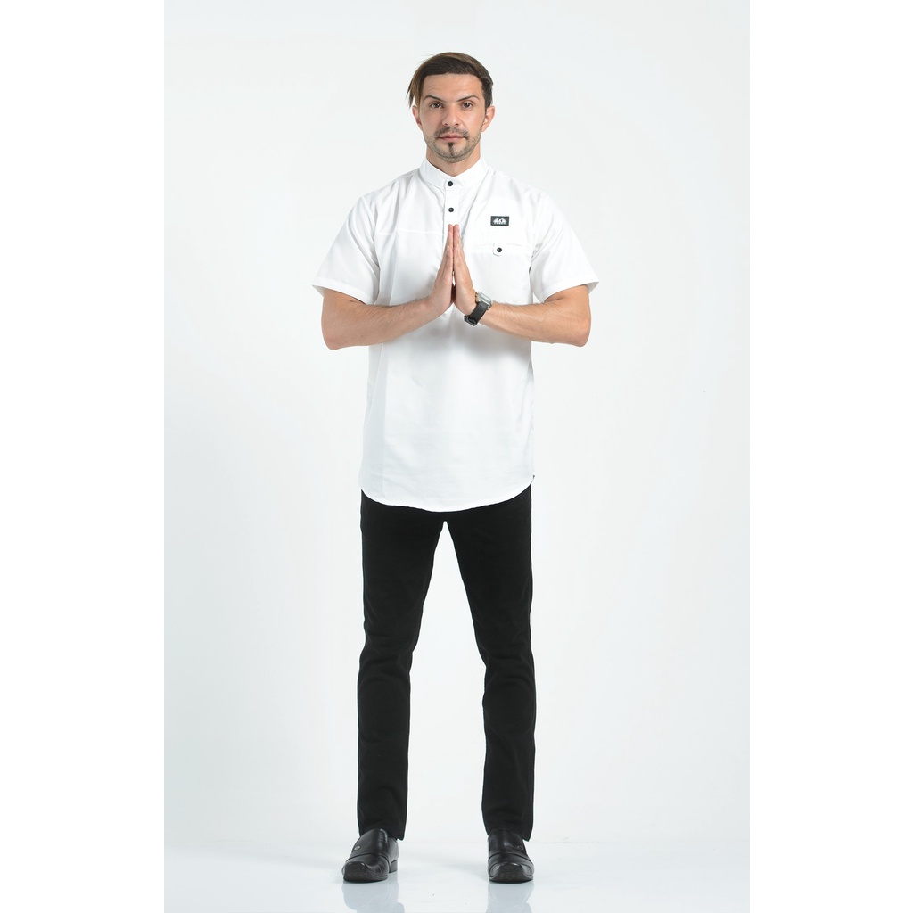 Fosejati Baju Koko Pria Deawsa Lengan Pendek Koko Al Walid Distro Bandung Terbaru Murah Cocok Buat H