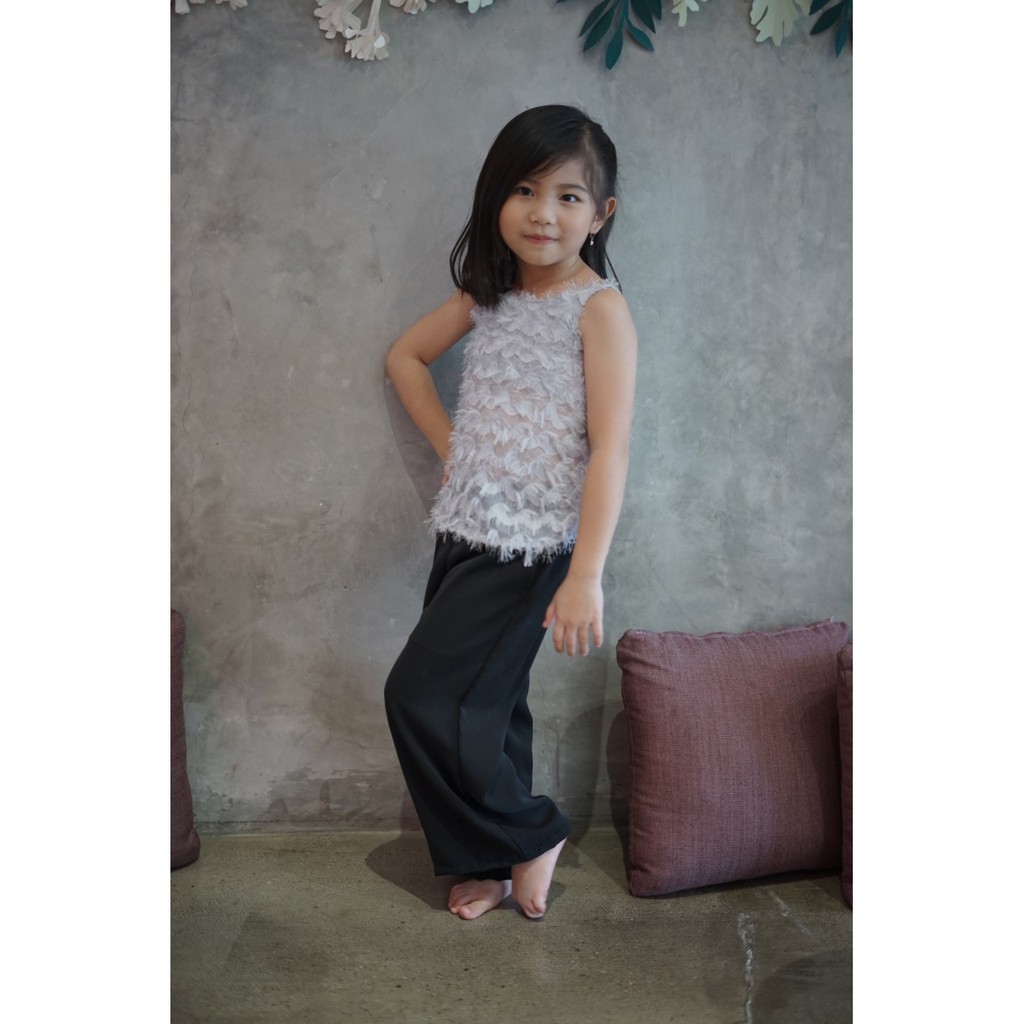 MULA top+kulot hitam