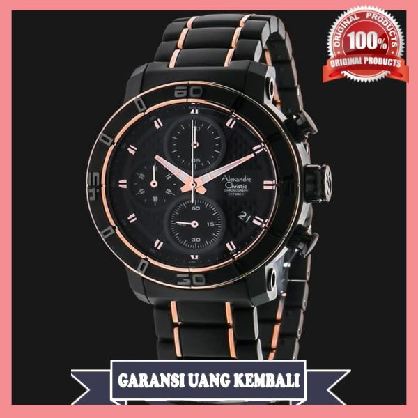 Jam Tangan Pria Alexandre Christie Original AC 6292 Garansi Resmi Elegan