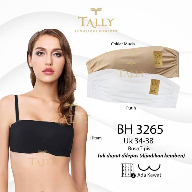 BH TALLY 3265 BRA KEMBEN TALI DAPAT DILEPAS PALING LARIS