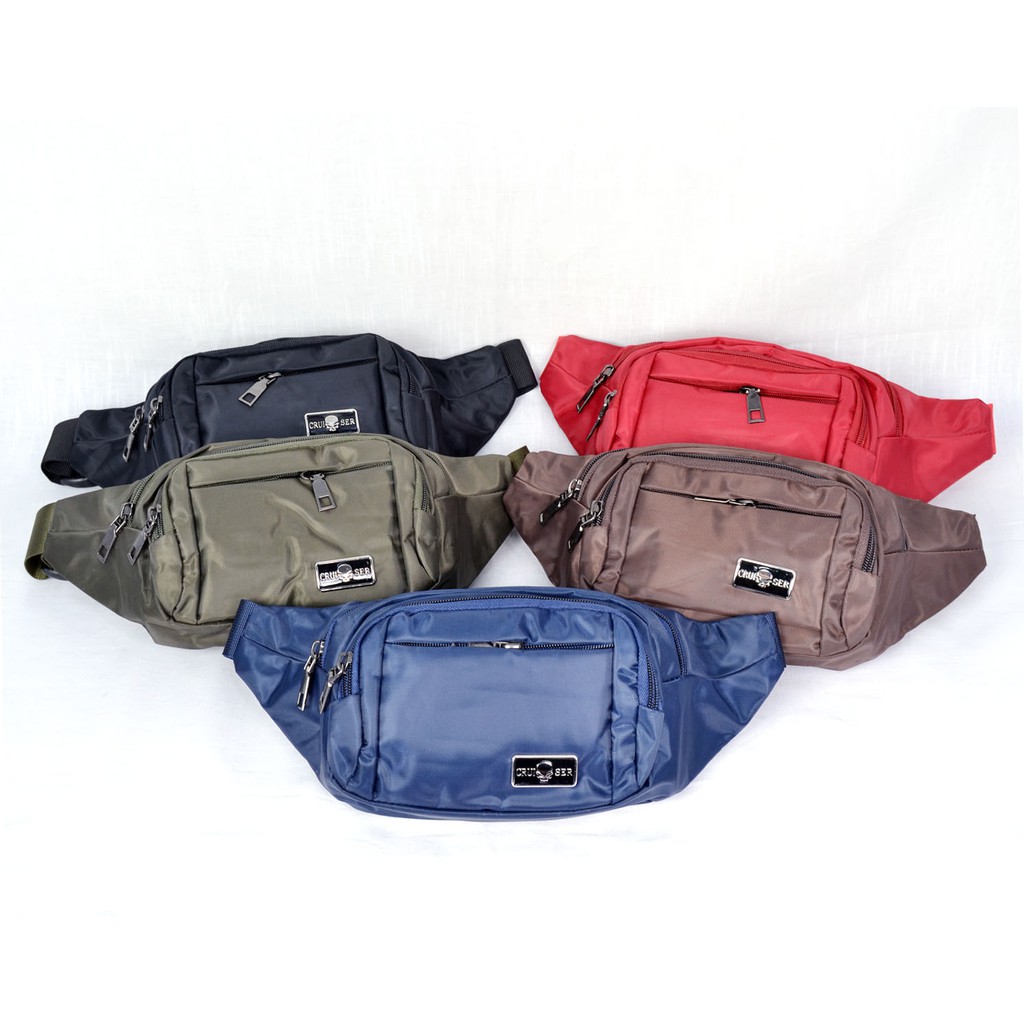 Tas Pinggang Cruiser Kain Brainpan 5 Warna 5 Res Pria Import 3112-3