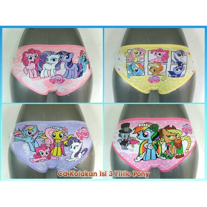 Underwear / celana dalam anak my Little Pony Jessie & Mike - uk S