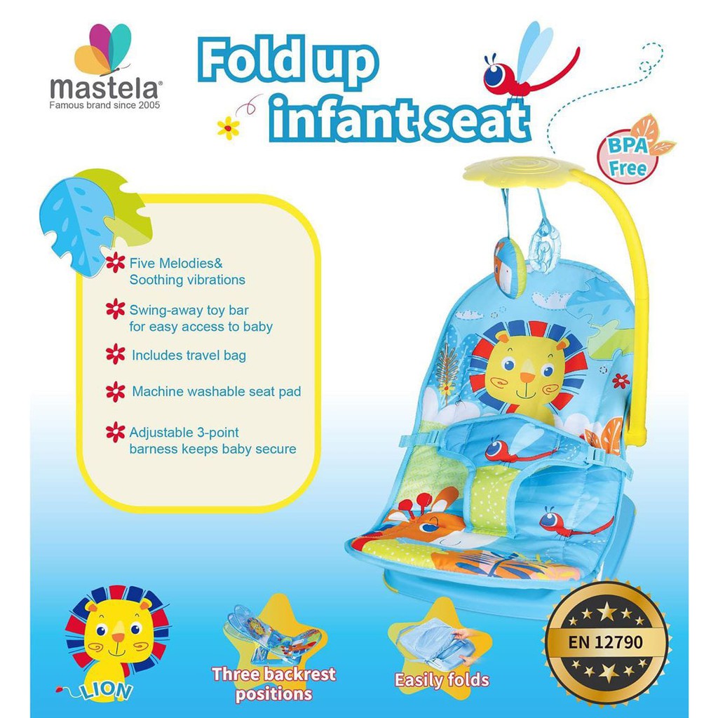 Bouncer mastela Fold Up Infant Seat