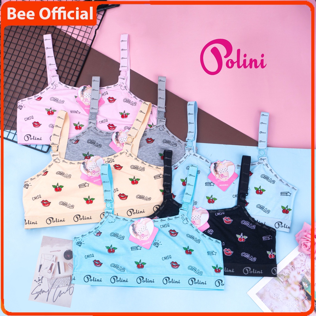 BEE - Miniset Anak Remaja Tanpa Busa / Mini Set Polini Pakaian Dalam Anak Perempuan 2238-3