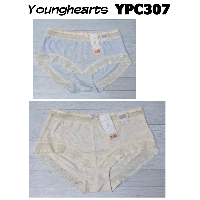 YPA307 panty celana dalam younghearts boxshort katun viscose L