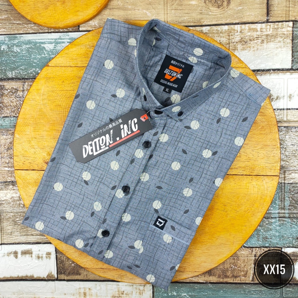 Kemeja Pria Lengan Pendek Model Slimfit - Kemeja Kasual Pria (XX11)