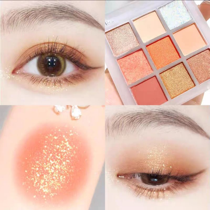 Glitter Mutiara LAMEILA Original 9 Colors Palette Kosmetik Mata Eyeshadow Gliter Matte Nude Pearly Pigmented