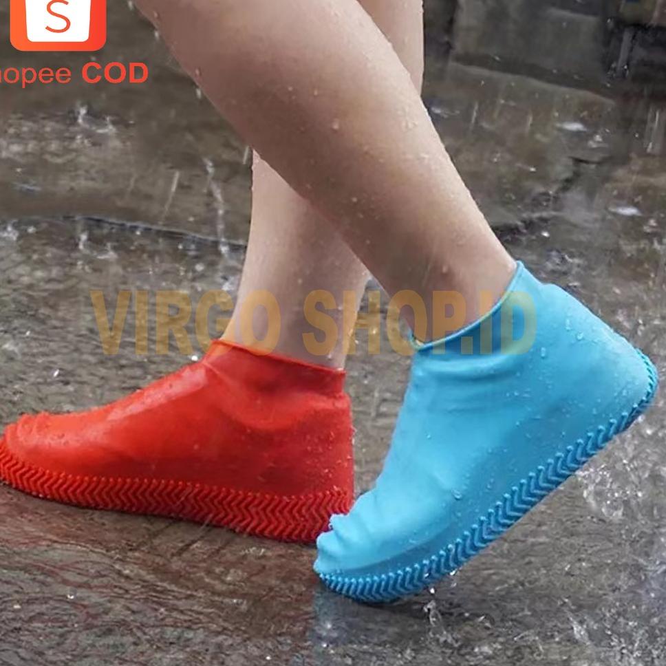 GBG.626422 ‣ Cover Shoes Pelapis Sepatu Karet Anti Air Hujan Waterproof - Jas Sepatu Anti Air / Jas 