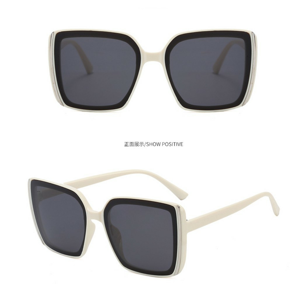 Kacamata Fashion Unisex Style Korea EG13 Sunglass Wanita/Pria Model Retro Way farer Sunglasses