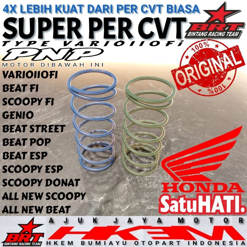 BRT ORI SUPER PERCVT BRT VARIO 110 BEAT FI SCOOPY FI GENIO BEAT STREET PER CVT BEAT ESP POP SCOOPY D