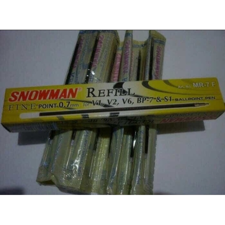 GHM BISA COD - REFILL ISI TINTA UNTUK PULPEN STANDART AE7 MREK SNOWMAN V1 MURAH