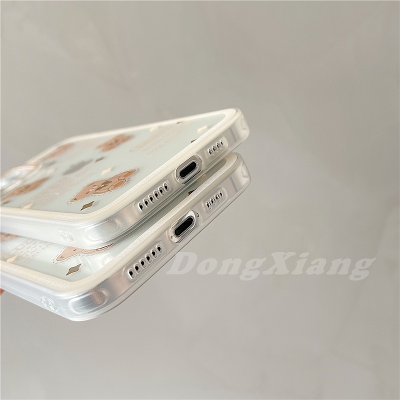 Soft Case TPU Motif Kartun Beruang Untuk Huawei Y7A Nova 3i Nova5T Nova7i P20 Lite P30 Y9 2019 Y9 Prime Y7 Pro Y9S