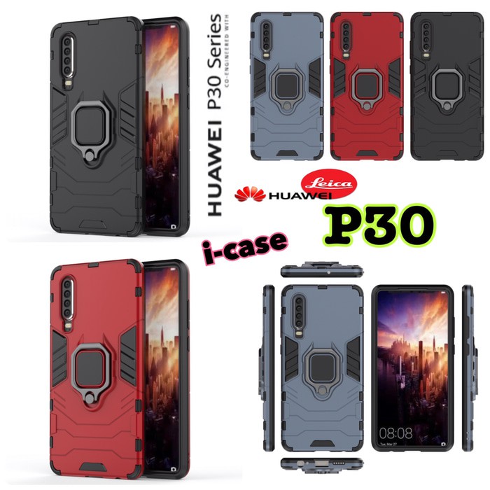 Huawei P30 Case iron armor i-ring - casing cover huawei p30 p 30