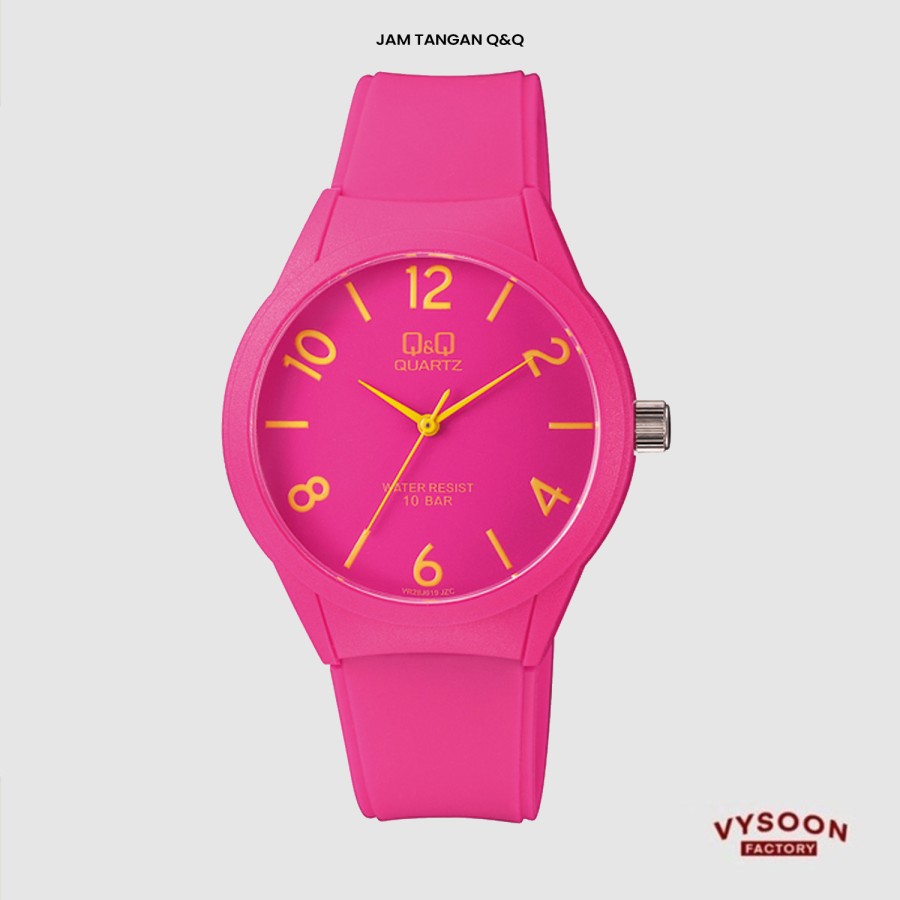 Jam Tangan Fashion Anak Pria Wanita Casio QQ Q&amp;Q QNQ VR28J019Y Analog