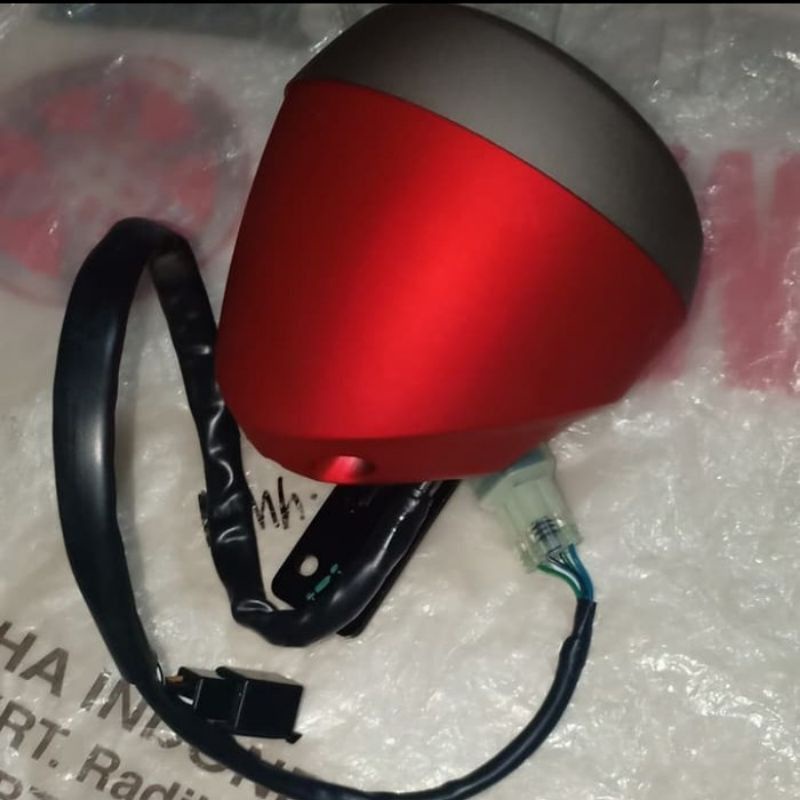 Speedometer Assy Yamaha Fino Grande Original Merah doff