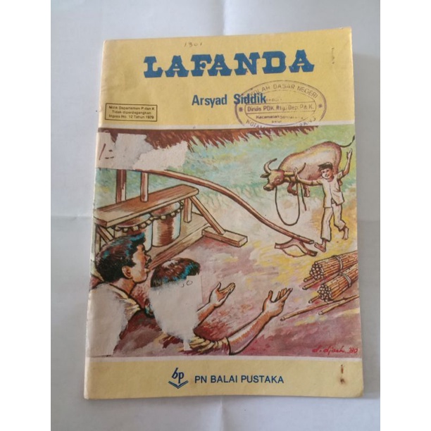 lapanda - balai pustaka - buku jadul - buku bekas perpustakaan