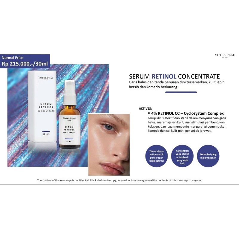 Votre Peau - Retinol Peptide Polypeptide Niacinamide Ampoule Booster Serum 30ml