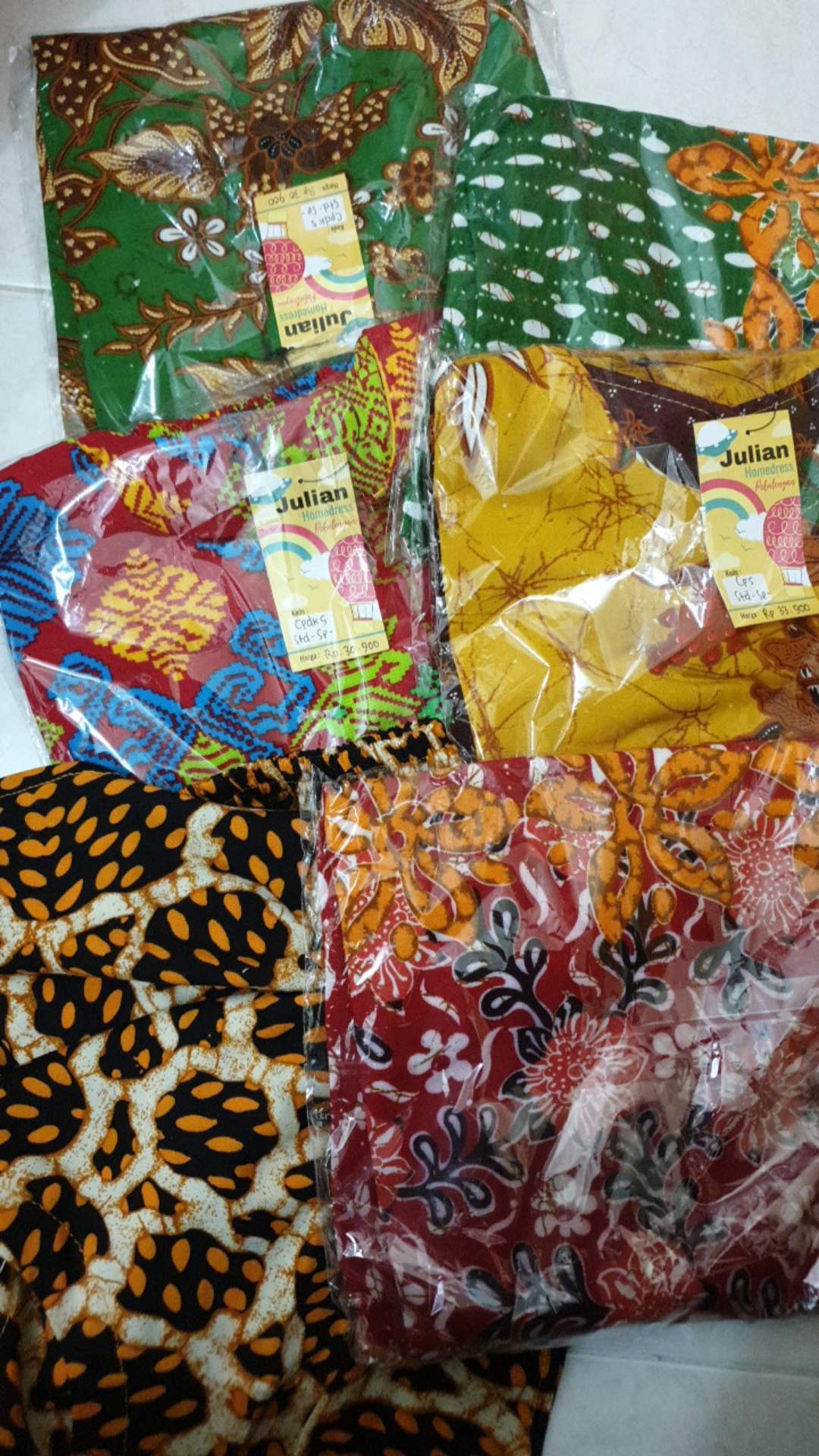 ❤ Cod ❤ Setelan Setcel Set Anak Perempuan Cewek Adem Harian Santai Batik Pekalongan Murah 5 Tahun