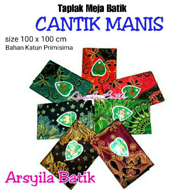 TAPLAK MEJA BATIK / TAPLAK MEJA GURU MEJA SEKOLAH