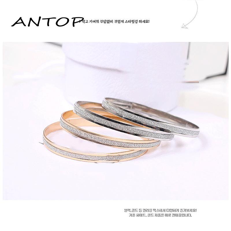 Gelang Tangan Model Bulat Ganda Simple Untuk Wanita