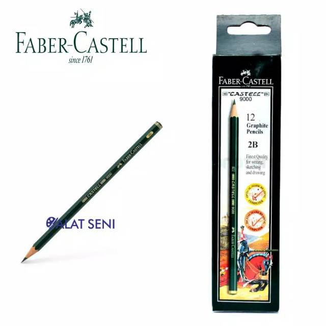 

Pensil Kayu Faber Castell 2B