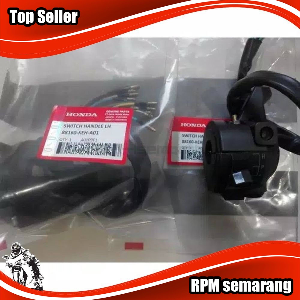 SAKLAR holder switch swit sen riting KIRI HONDA GL PRO - gl max 12 Watt - 12 kabel ORIGINAL