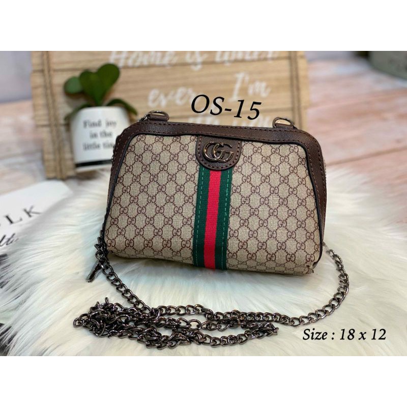 Tas Slempang Oval OS  Mini Wanita Import