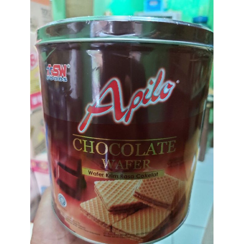Apilo Cokelat Wafer Kaleng 325gr