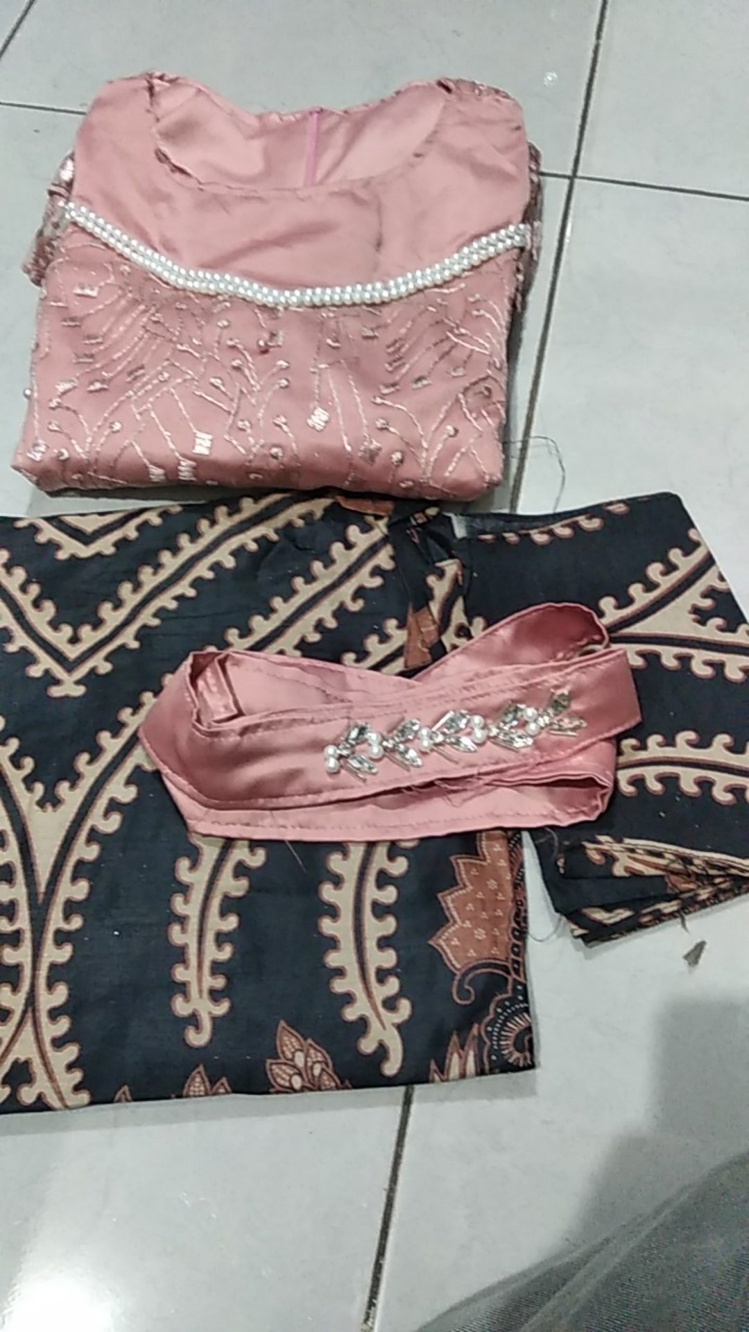 (cod) - Sania Ruffle Batik Couple Ori Ndoro Jowi Dnt Garansi Shopee Termurah Terbaru Cp Adira