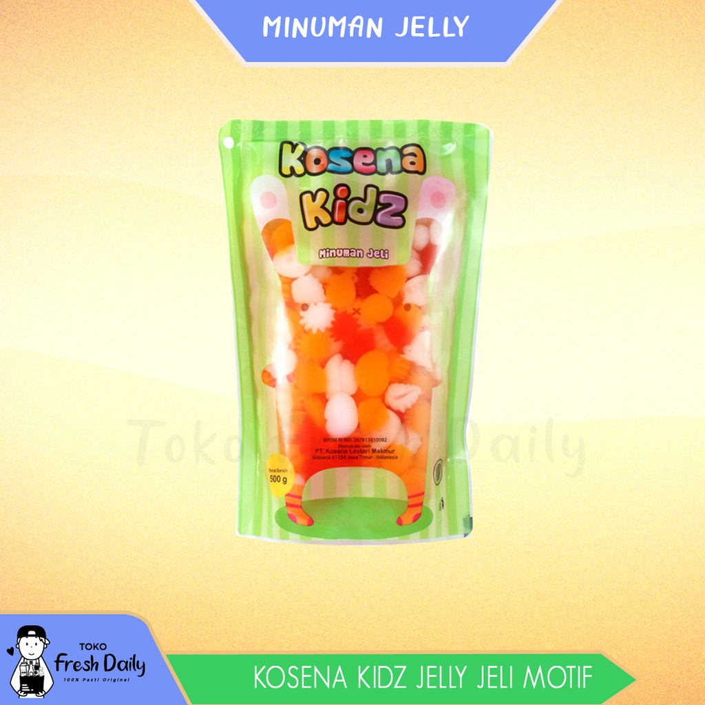 

RAINBOW JELLY TOPPING MOTIF BUNGA HATI RASA LECI