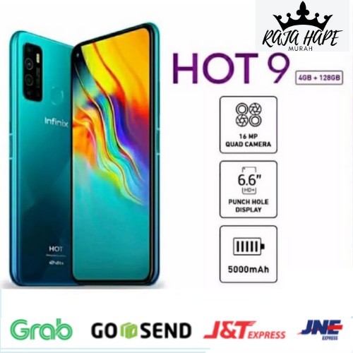 Infinix HOT 9 ram 4/128 GRS RESMI